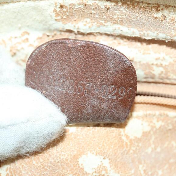 GUCCI Bamboo Hand Bag Leather 2way Brown Gold 000 2865 0290 Auth 151596